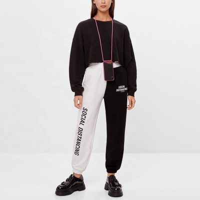 Blackwhite workout running sweatpants (1)