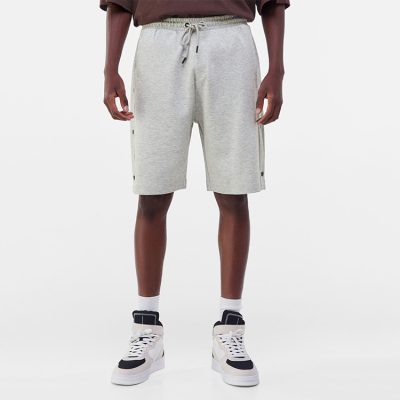 Gray men’s casual sports shorts (4)