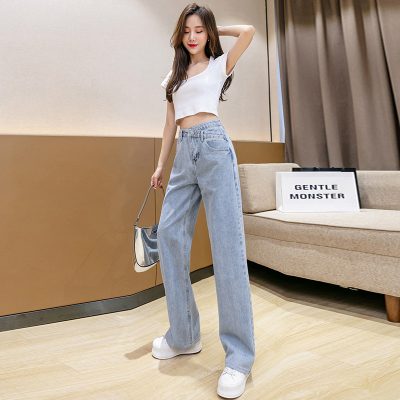 High quality high waist jeans pants (1)