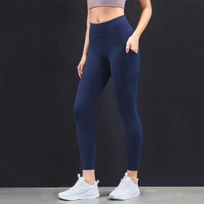 High waist yoga pants with pockets (5)