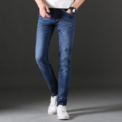 Men’s blue high quality jeans (6)