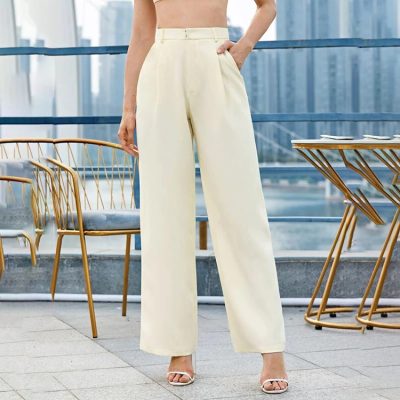 White custom slim court trousers (4)