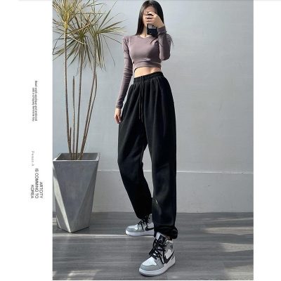 Women’s new loose thin sports pants (4)